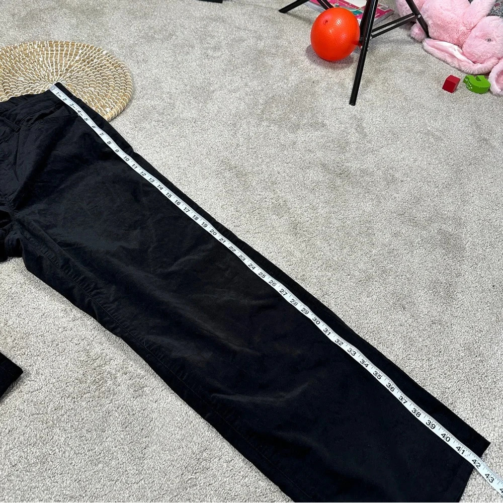 NEW J. Jill Velveteen High Rise Full Straight Leg Pants in Black Size 16 - Picture 16 of 16
